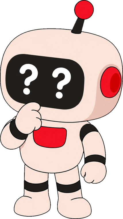 Dweller IQ robot mascot